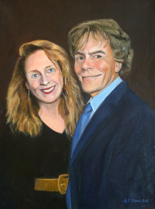 Portrait of man and woman